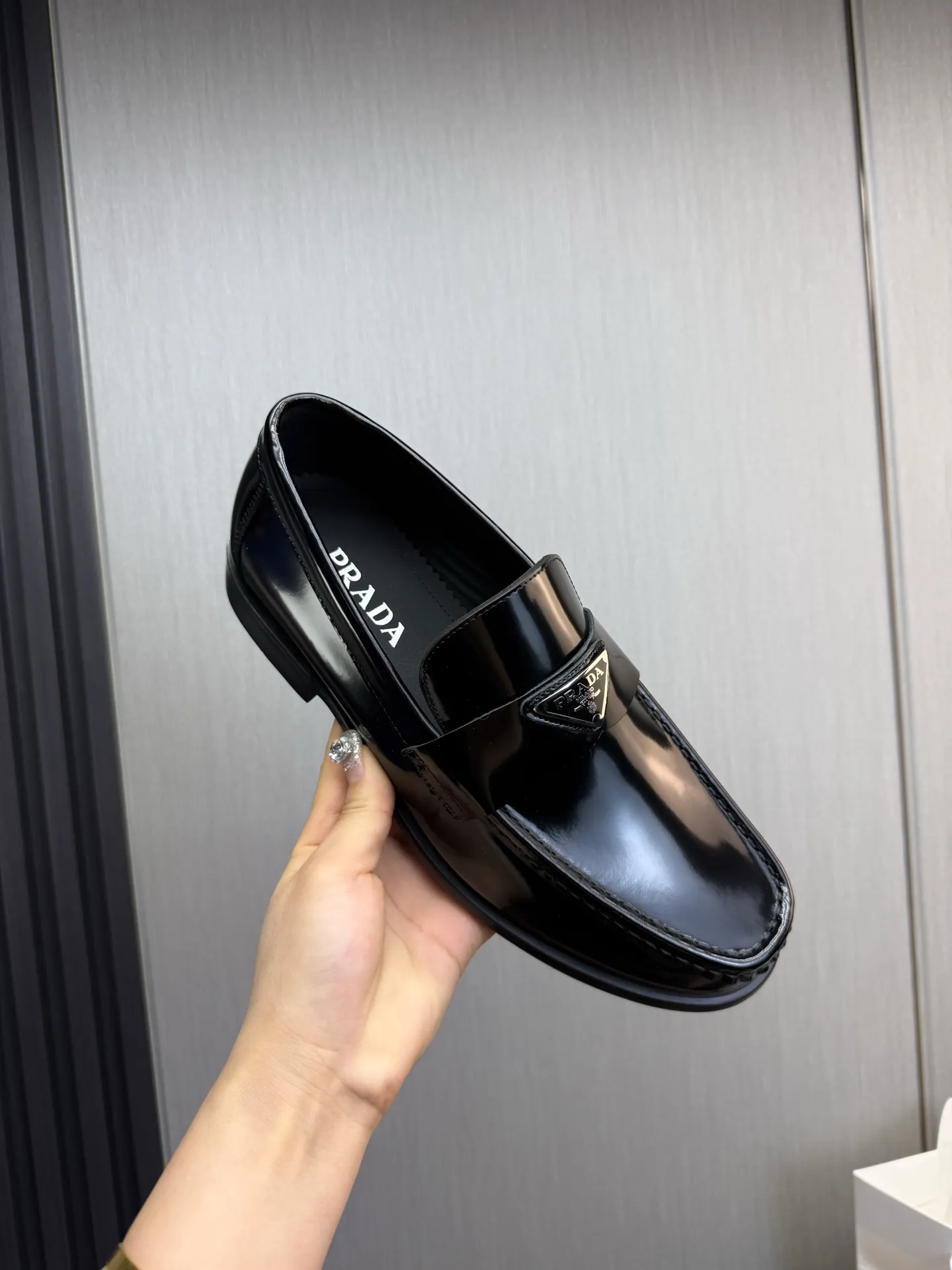 Factory price 580💰 ＰＲＡＤＡPrada. Men's business casual leather shoes, luxurious and noble👞All imported original brand leather materials, just to create a more comfortable wearing experience, upper: original cowhide. Frosted cowhide➕Imported full cowhide, original outsole✔️36-45 (45 non-returnable)